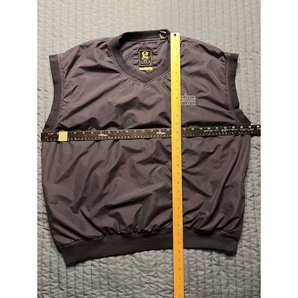 VTG Gear For Sports The Tour Championship 2002 East Lake Vest Men's Size XL Blue - Picture 5 of 6